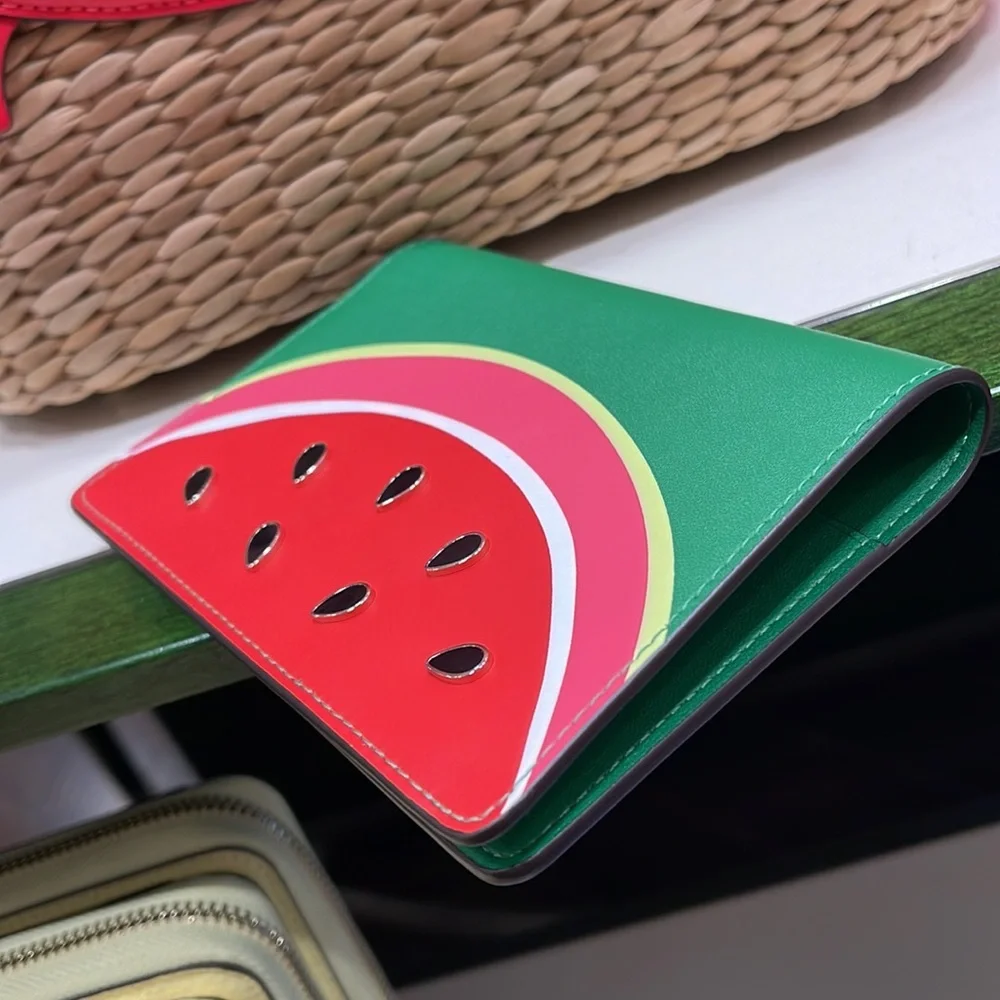 Kate Spade Watermelon Passport Holder NWT